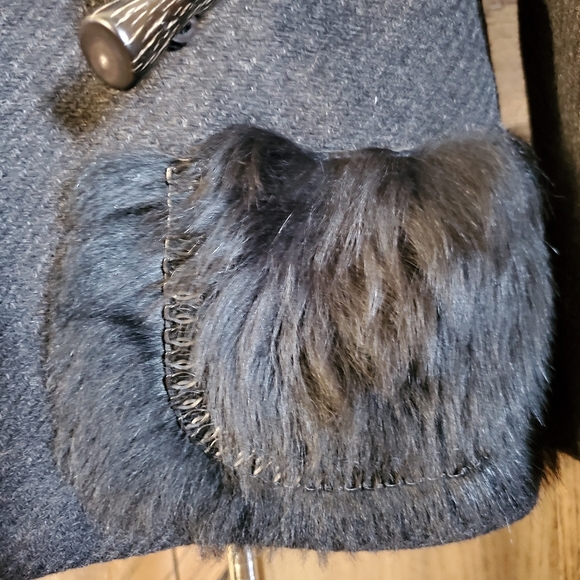 Prada Wool Fur Trim Toggle Coat - Picture 5 of 7